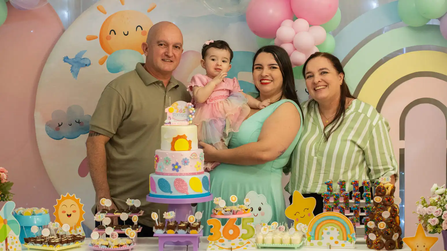 Acompanhamento do bebê e ensaio de 1 ano em Ibitinga